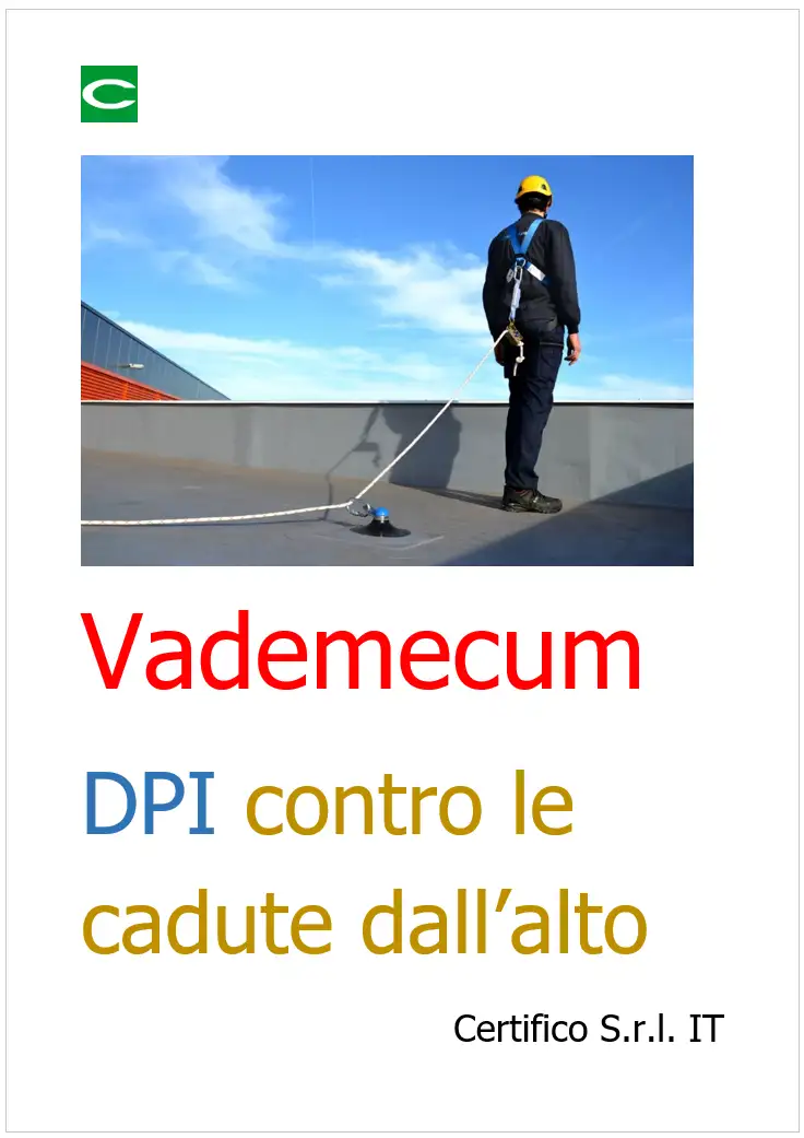 Vademecum_DPI contro le cadute dall’alto Vademecum_DPI contro le cadute dall’alto